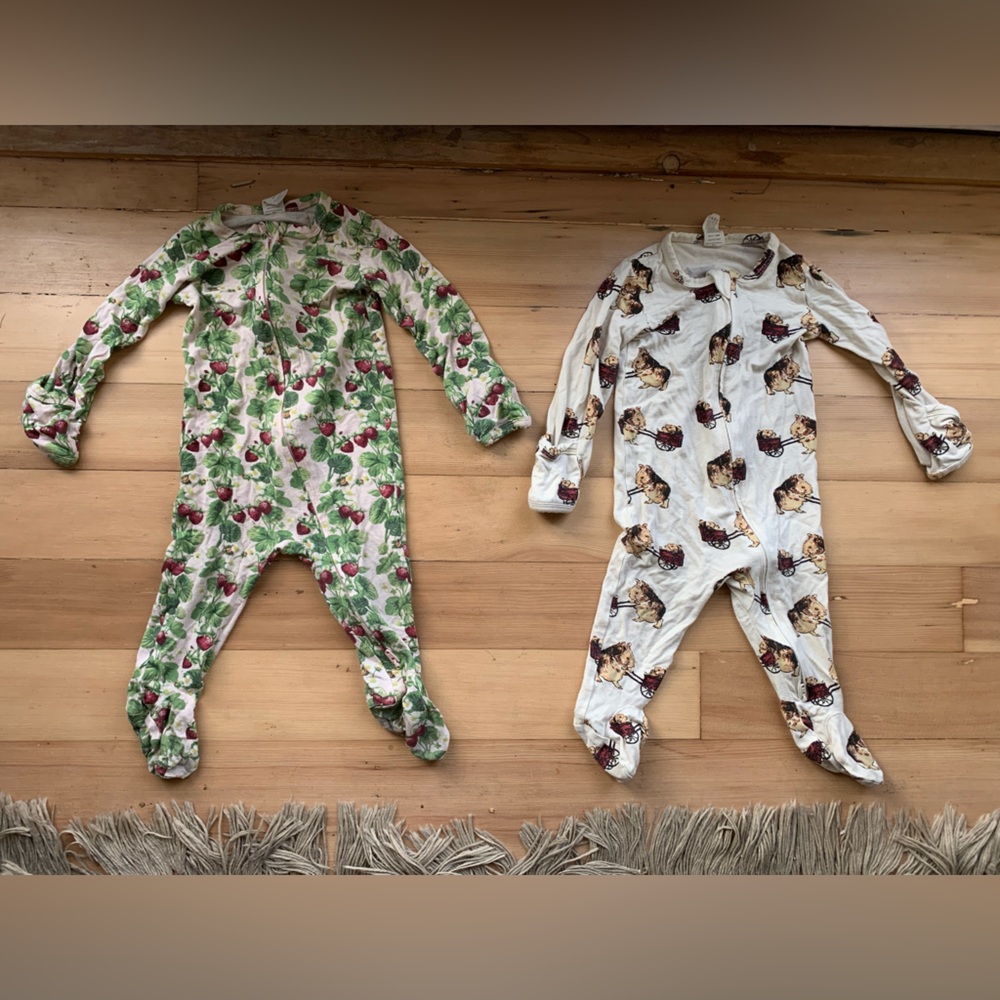 kate quinn footie bundle 6-9mo